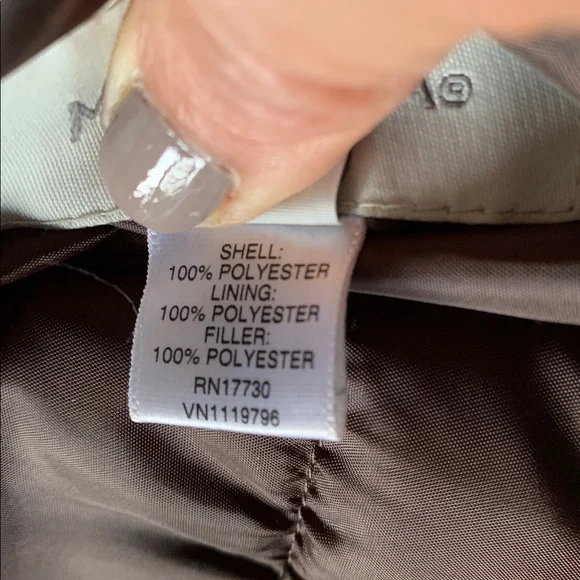 Reversible Puffer Vest chocolate and teal
Plaid. Merona S - Picture 9 of 10